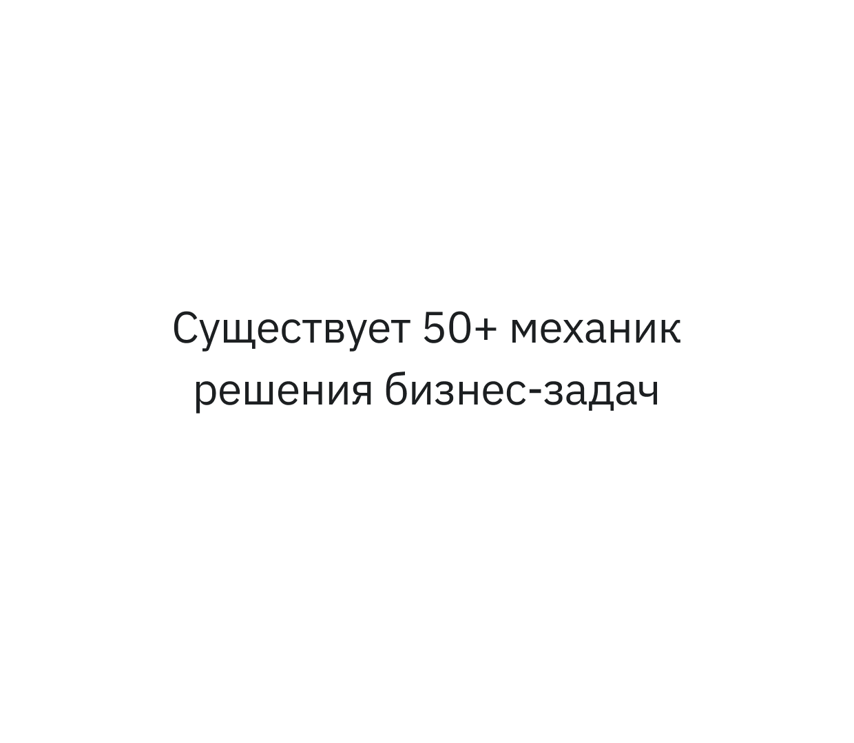 На данный момент я выделил больше 50 механик для решения различных бизнес-задач. Со всеми механиками вы можете познакомиться позже в этой книге или пройдя моё обучение